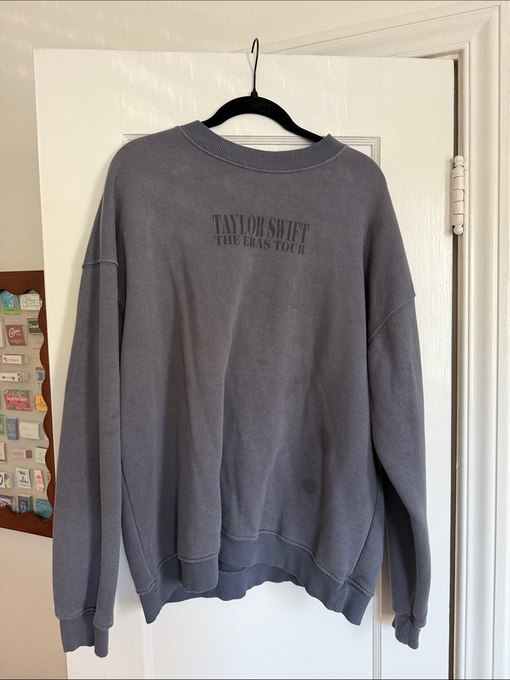 Gray Taylor Swift The Eras Tour Pullover Sweatshirt - Picture 1 of 5
